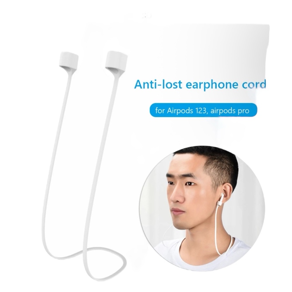 White Anti-Lost Earphone Cord for AirPods
